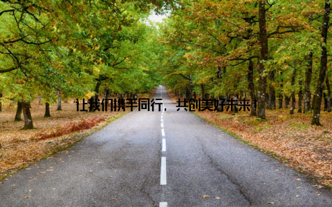 让我们携手同行, 共创美好未来!