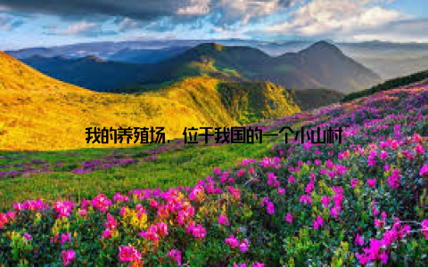 我的养殖场, 位于我国的一个小山村