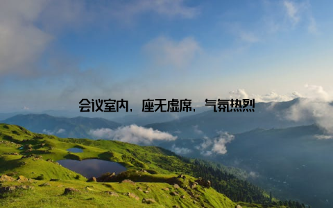 会议室内, 座无虚席, 气氛热烈