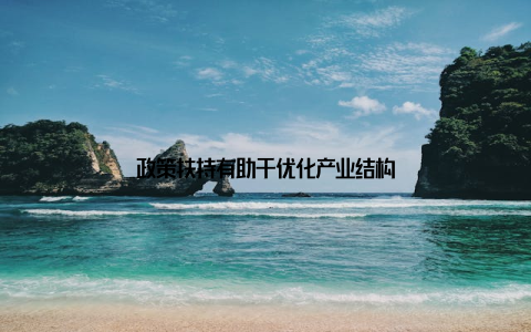 政策扶持有助于优化产业结构