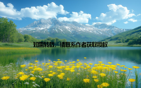 如需转载, 请联系作者获取授权