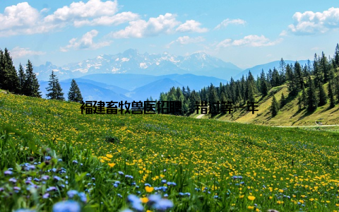 福建畜牧兽医招聘, 错过等一年