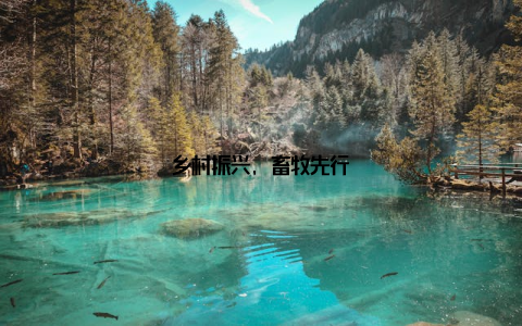 乡村振兴, 畜牧先行