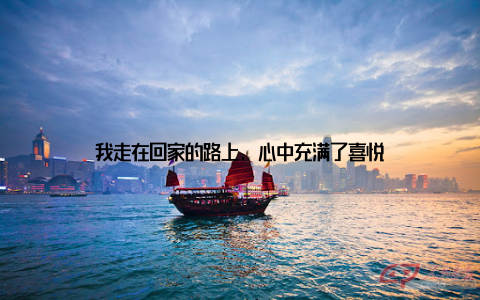 我走在回家的路上, 心中充满了喜悦