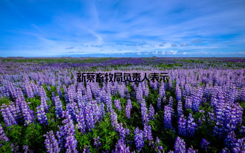 新蔡畜牧局负责人表示